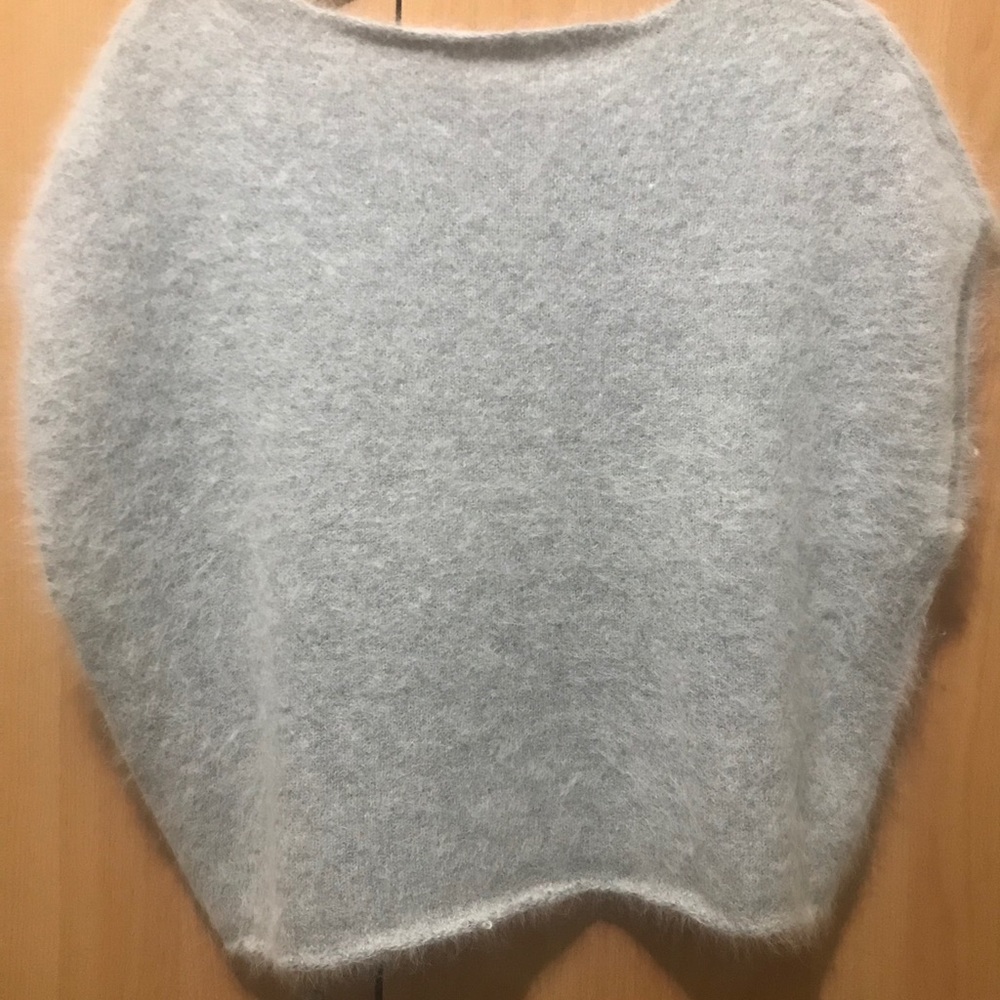 Angora sweater blouse